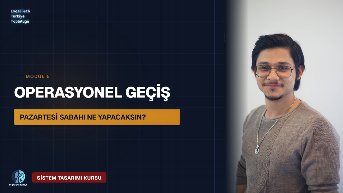 Operasyonel Geçiş — Araç Seçimi, Önceliklendirme ve İlk 30 Gün (M5) | Hukukta Sistem Tasarımı